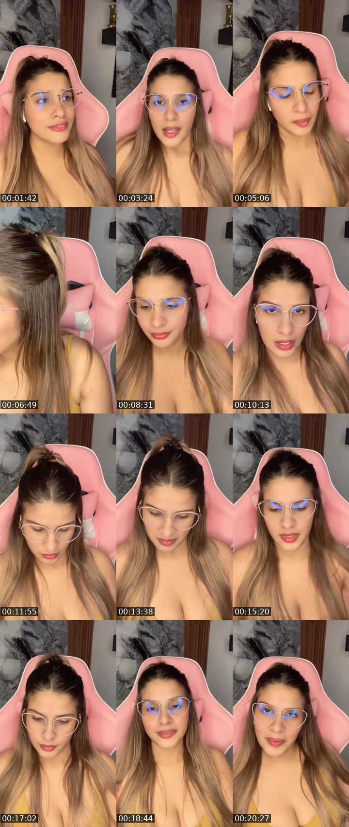 Contact-sheet preview of 💜ⷦ💜ͮᶠԞɿ֟꒒꒒ฯ🇬🇹🍜ᶠ⁵⁰⁴🪫🔋's MICO Live recording