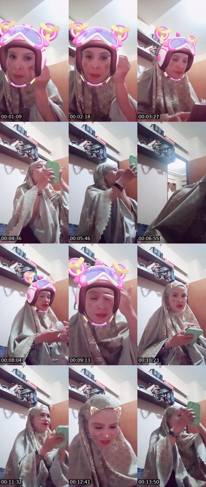 Contact-sheet preview of Evie 🧜‍♂️GF 🧜‍♂'s MICO Live recording