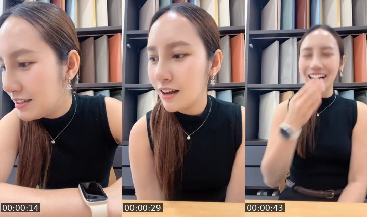 Contact-sheet preview of [🧋] New vj - ขนมผิง 🍒's MICO Live recording