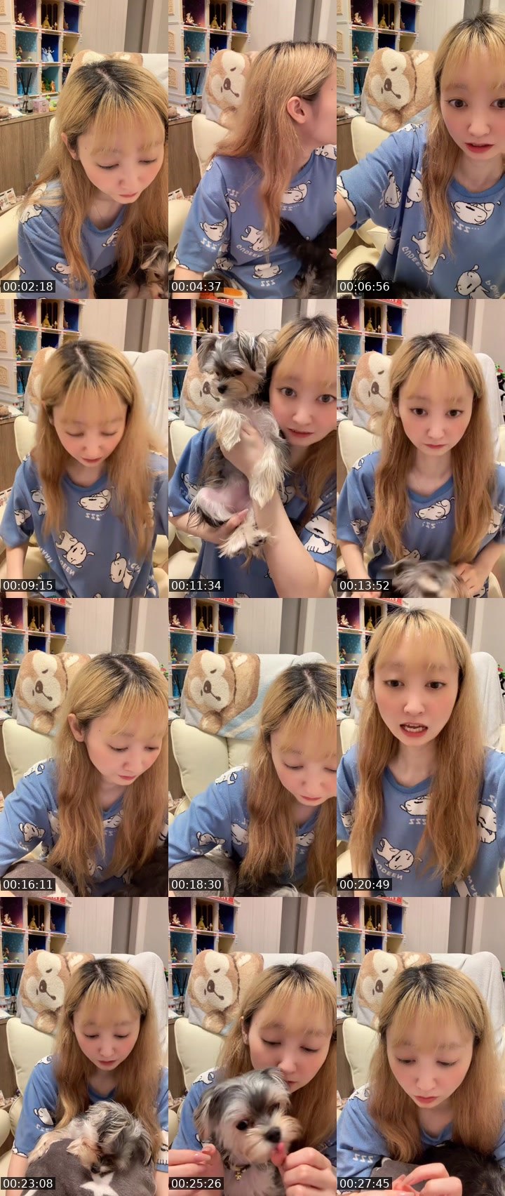 Contact-sheet preview of mim👼🏻🍼(みむ)'s MICO Live recording
