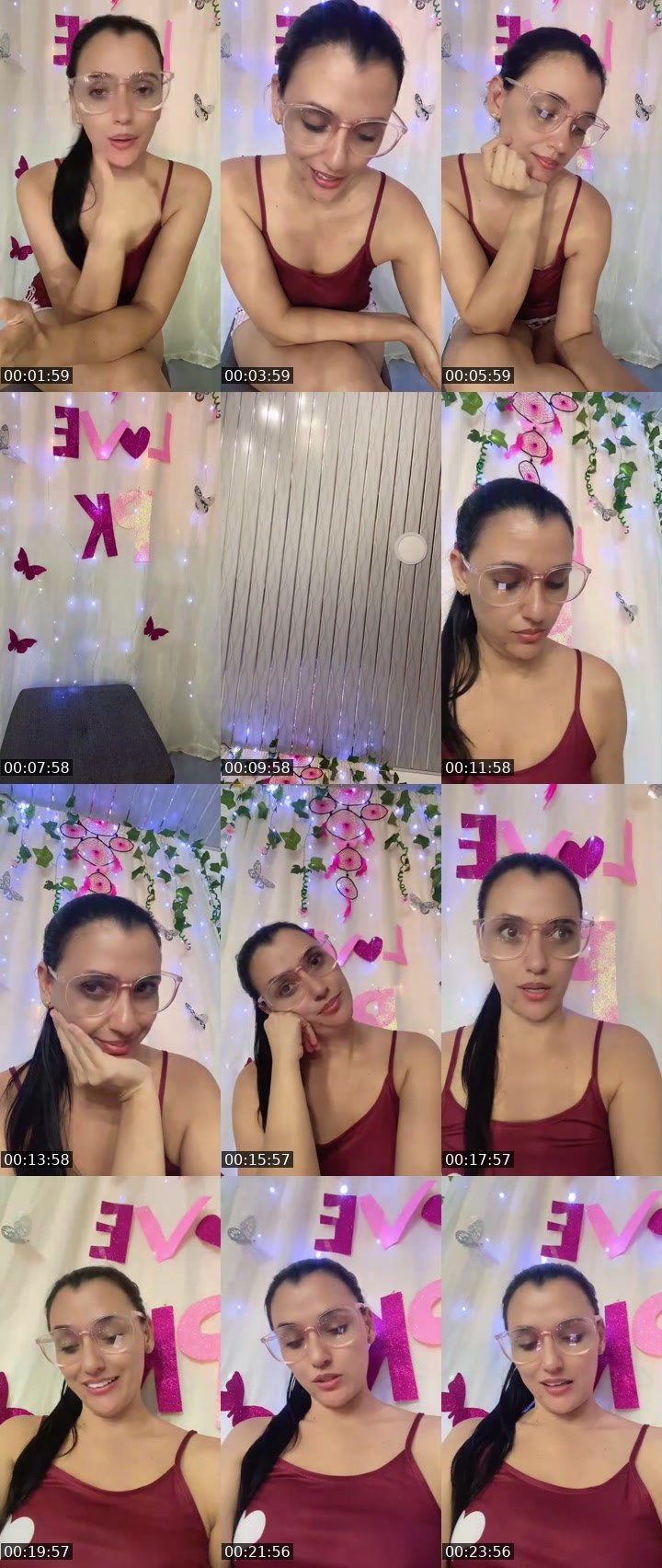Contact-sheet preview of 𝓢ᴮ🔱CͨL̽AͣUͧ🪼🫦's MICO Live recording