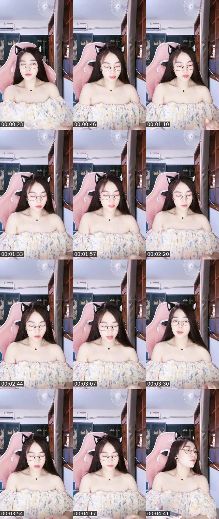 Contact-sheet preview of -39k Zoiii Nè 💕's MICO Live recording