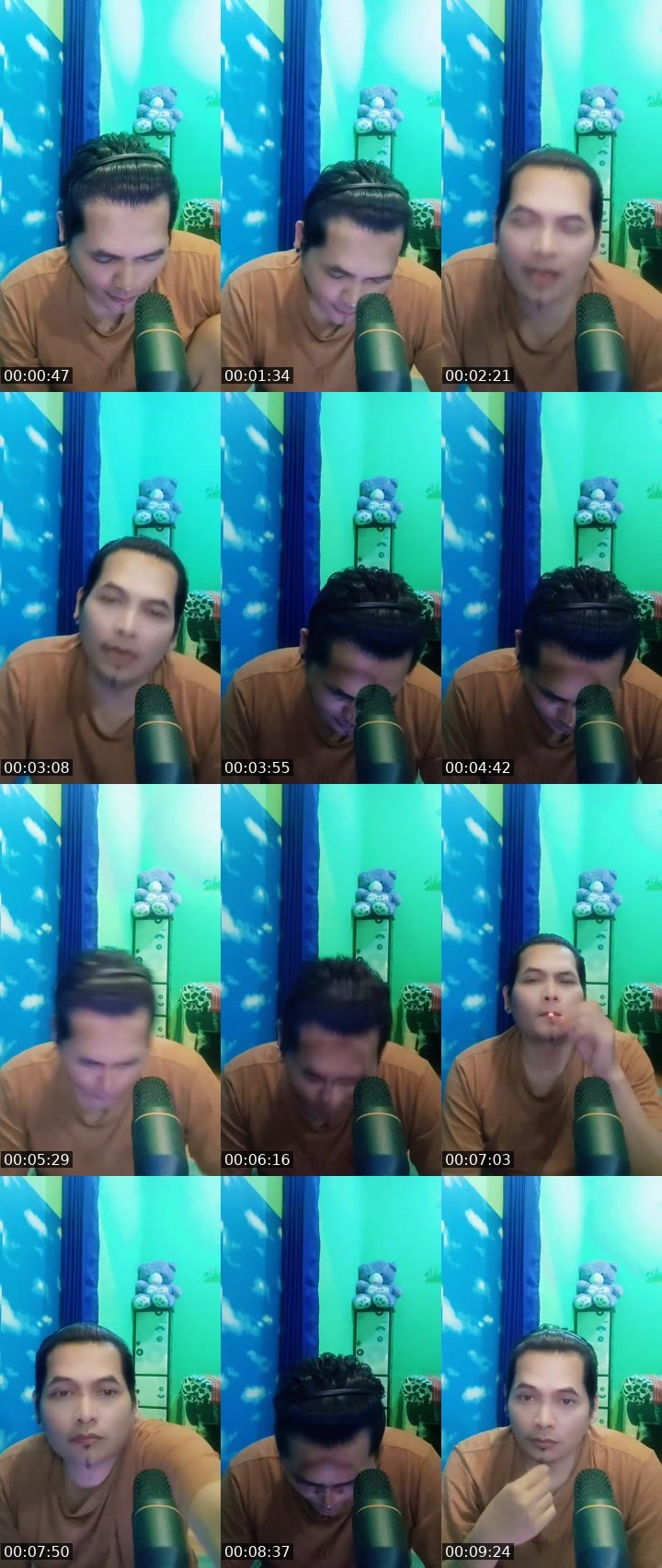 Contact-sheet preview of ❖🐦‍🔥𝗝𝗢𝗞𝗢🇰🇵🧊🐻🥷🔰🔖's MICO Live recording