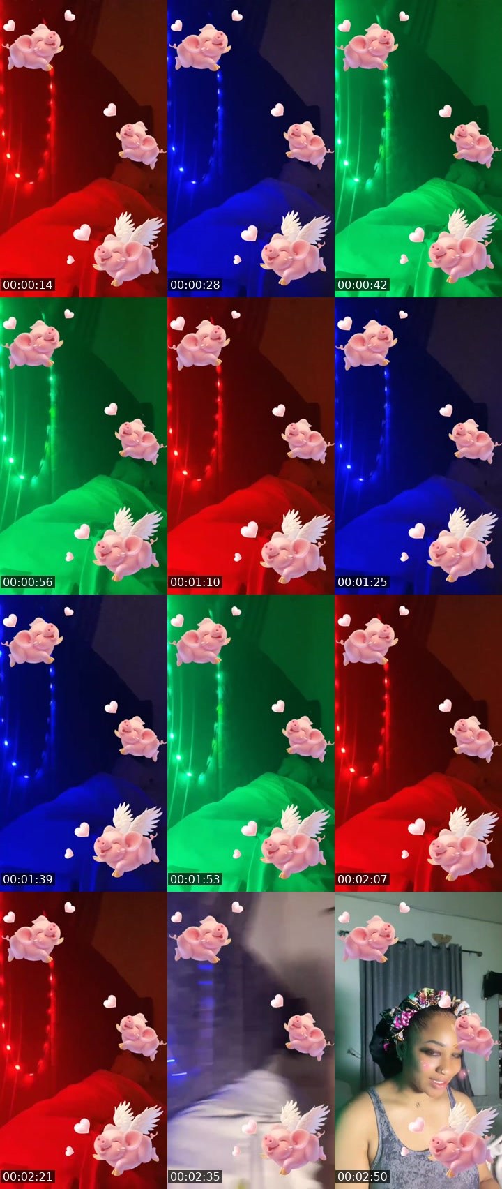 Contact-sheet preview of 💧❤️ 🎭 ⓟⓔⓑⓑⓛⓔⓢ 💡🎭's MICO Live recording