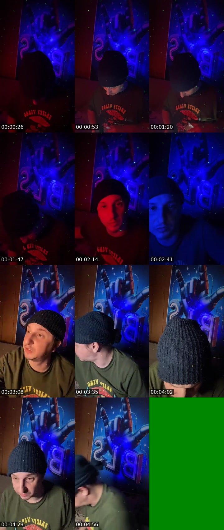 Contact-sheet preview of ᴮ🤟🏽ͅˢ BLS AKTrip420co ᴮ🤟🏽ͅ's MICO Live recording