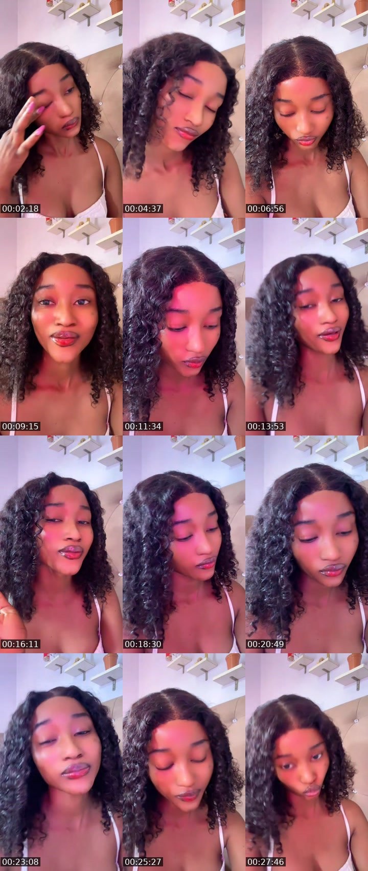 Contact-sheet preview of 💰🆙👑Sasha💅's MICO Live recording