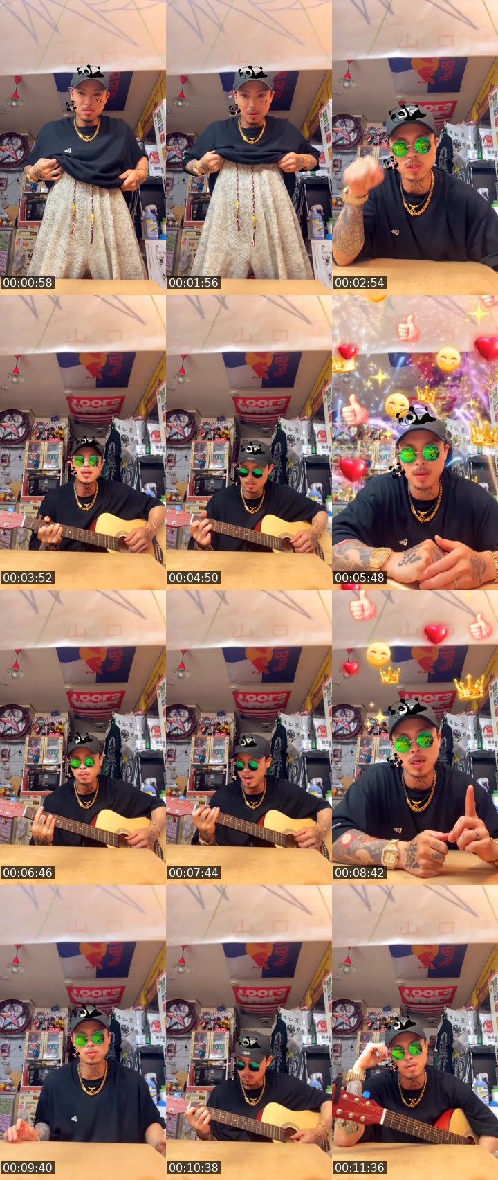Contact-sheet preview of ピタゴラス🕉️'s MICO Live recording