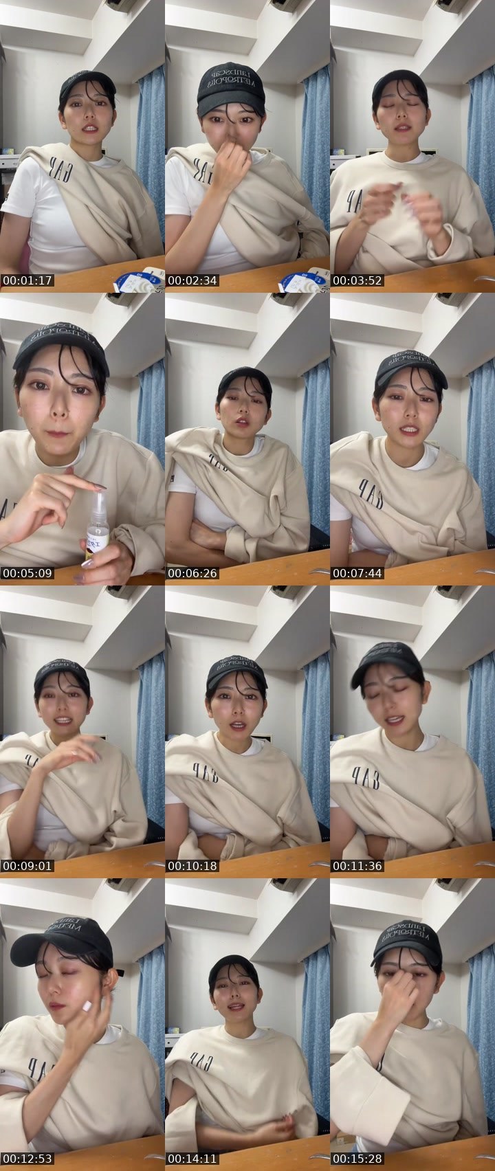 Contact-sheet preview of すみれ🐱🌻's MICO Live recording