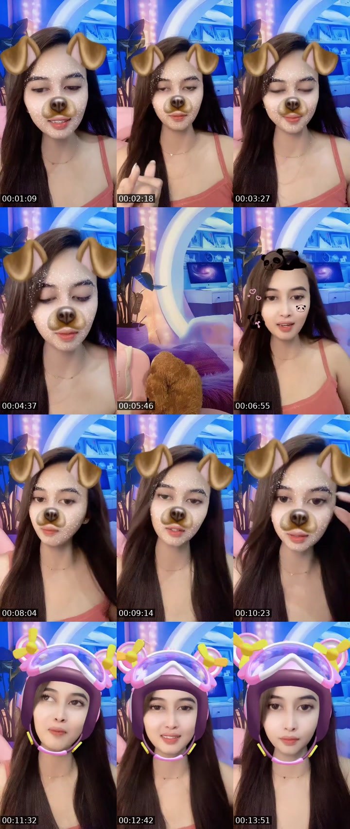 Contact-sheet preview of ᴮᴰ𝐌𝐞𝐝𝐮za 💘's MICO Live recording
