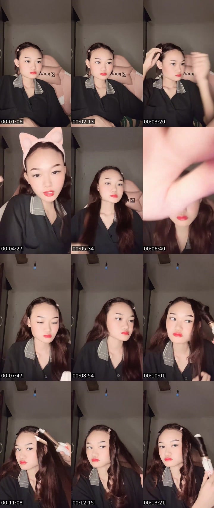 Contact-sheet preview of ᴱᴹ clarissa 👅🫟's MICO Live recording