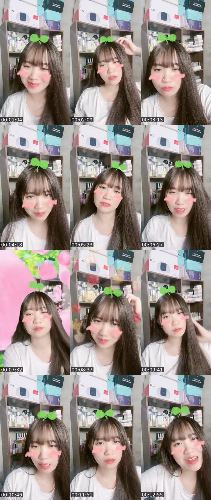 Contact-sheet preview of ☀️𝓣𝓱𝓾́𝔂 𝓨𝓮̂𝓾𝓾❤️ᴬᵘʳᵉᵃ💍's MICO Live recording