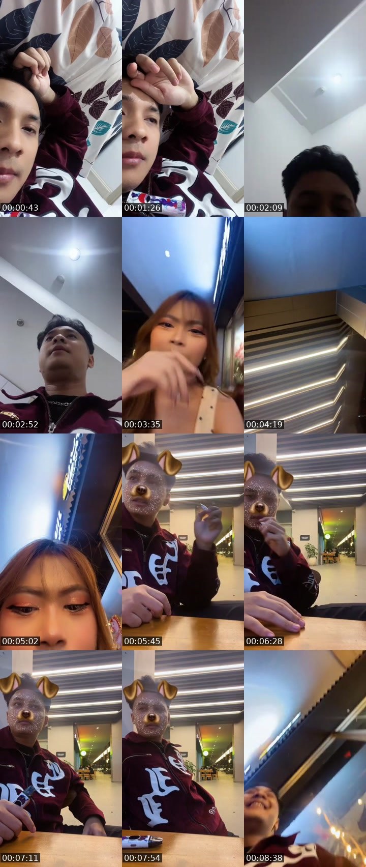 Contact-sheet preview of ᴮᵉᵃʳ🐻 Axell💤🏂🧟‍♂️💅🤷🏻‍♂️'s MICO Live recording