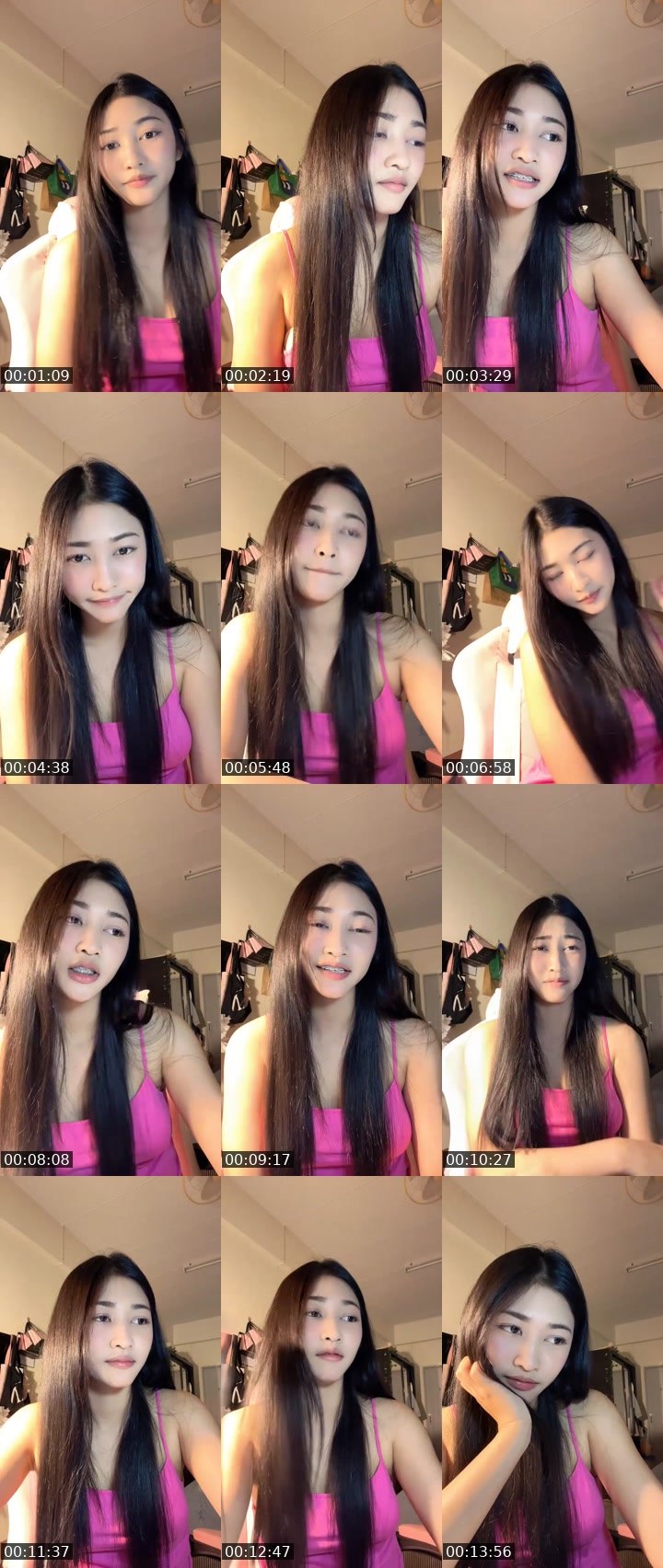 Contact-sheet preview of [🧋] milktea New vj-ออย🎀🩰's MICO Live recording