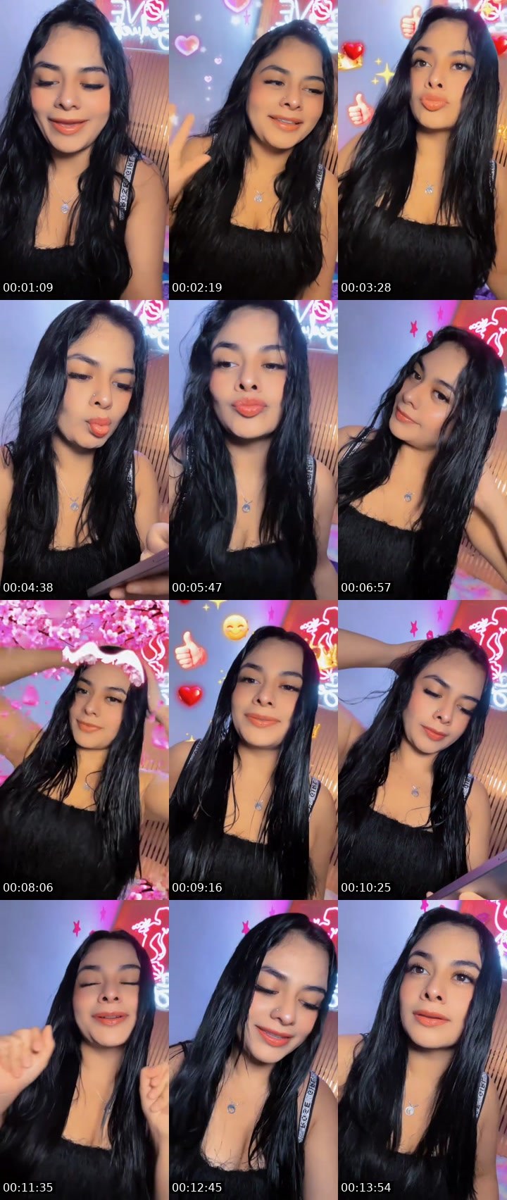 Contact-sheet preview of 💋⃟²⁰²⁰𝑺𝑪𝑨𝑹𝑳𝑬𝑻𝑻🌱's MICO Live recording