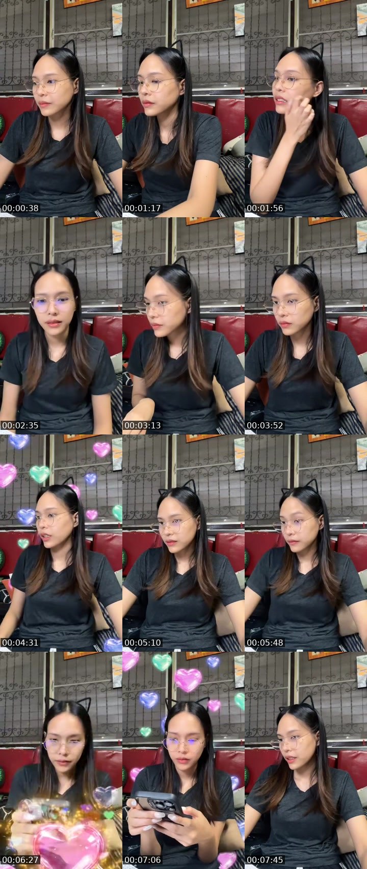 Contact-sheet preview of มิสมิ้นท์🌻 • [BRB New VJ]'s MICO Live recording