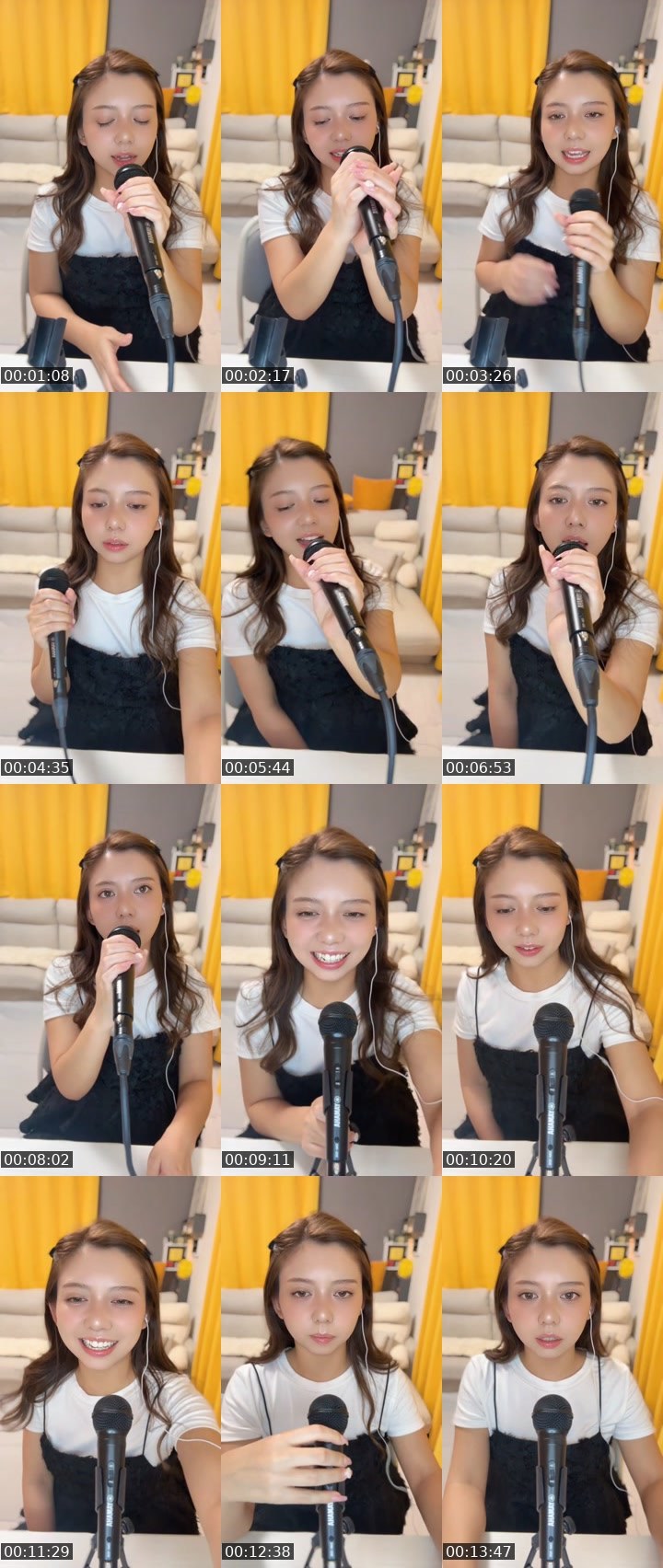 Contact-sheet preview of 🍳りんか🍳おやすみ🌙's MICO Live recording