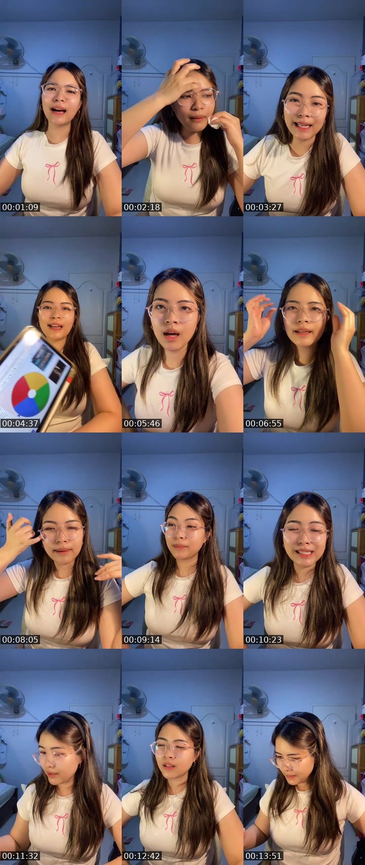 Contact-sheet preview of [🧋] milktea New vj - Benze🦦's MICO Live recording
