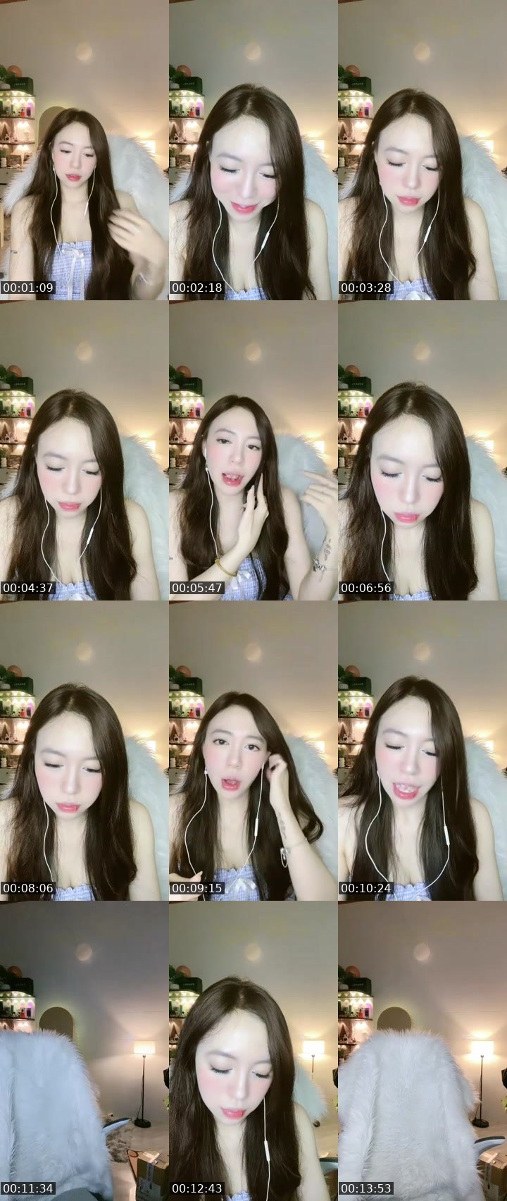 Contact-sheet preview of |🎀|ᴹ Rii⁷⁷⁷ ( 小宝贝 ）'s MICO Live recording