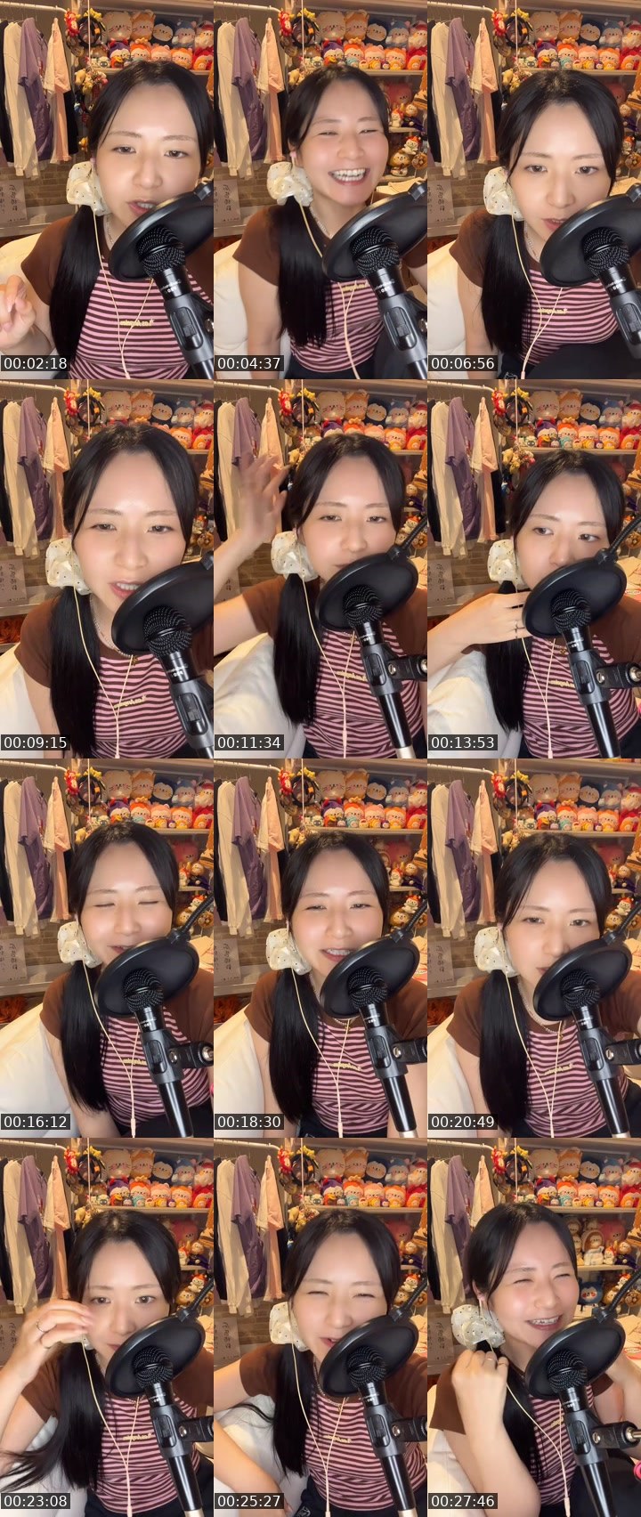 Contact-sheet preview of れい🥞9/21-30｜19:00's MICO Live recording