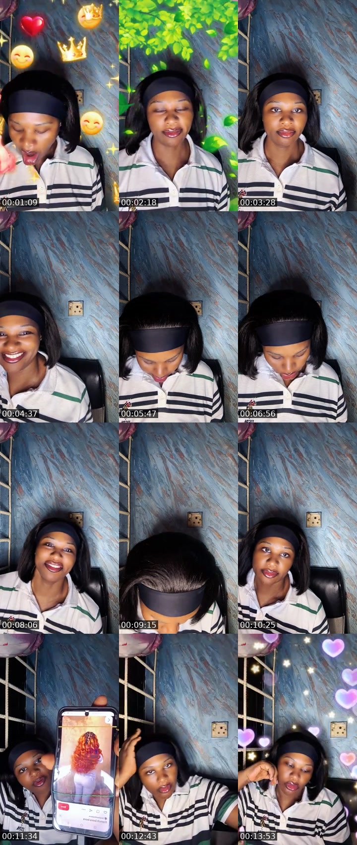 Contact-sheet preview of 🈴️☻❤️⚡️swtberry🥑🙅🏾‍♂'s MICO Live recording