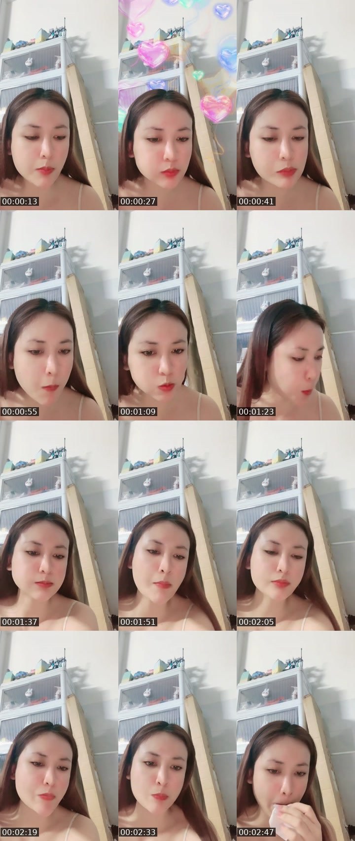 Contact-sheet preview of Amy's MICO Live recording