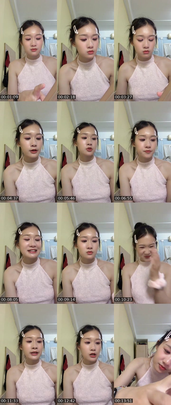 Contact-sheet preview of [🧋] milktea New vj - ชาเชม💓's MICO Live recording