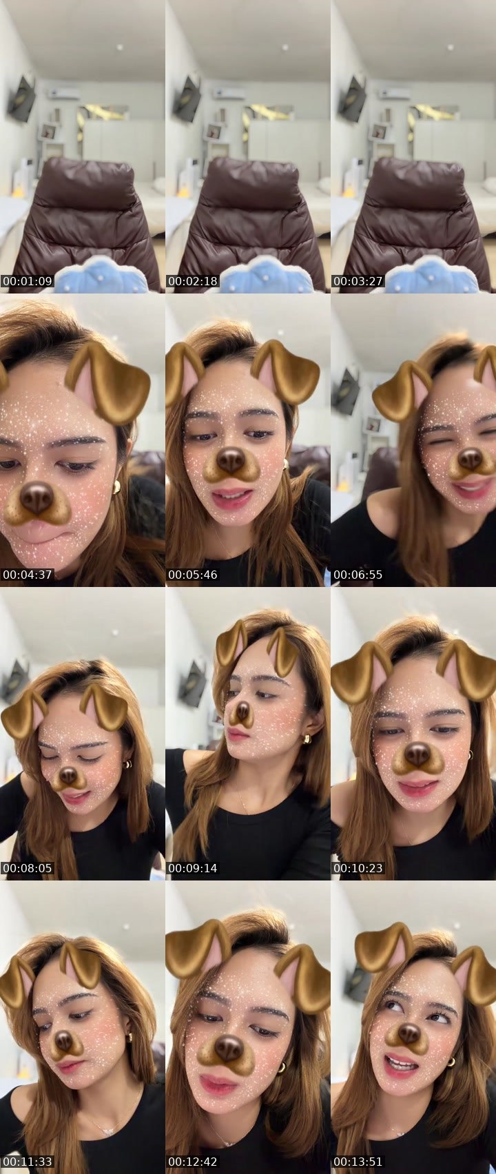 Contact-sheet preview of ¹⁹⁺♛ EL MADAM🧧💋's MICO Live recording