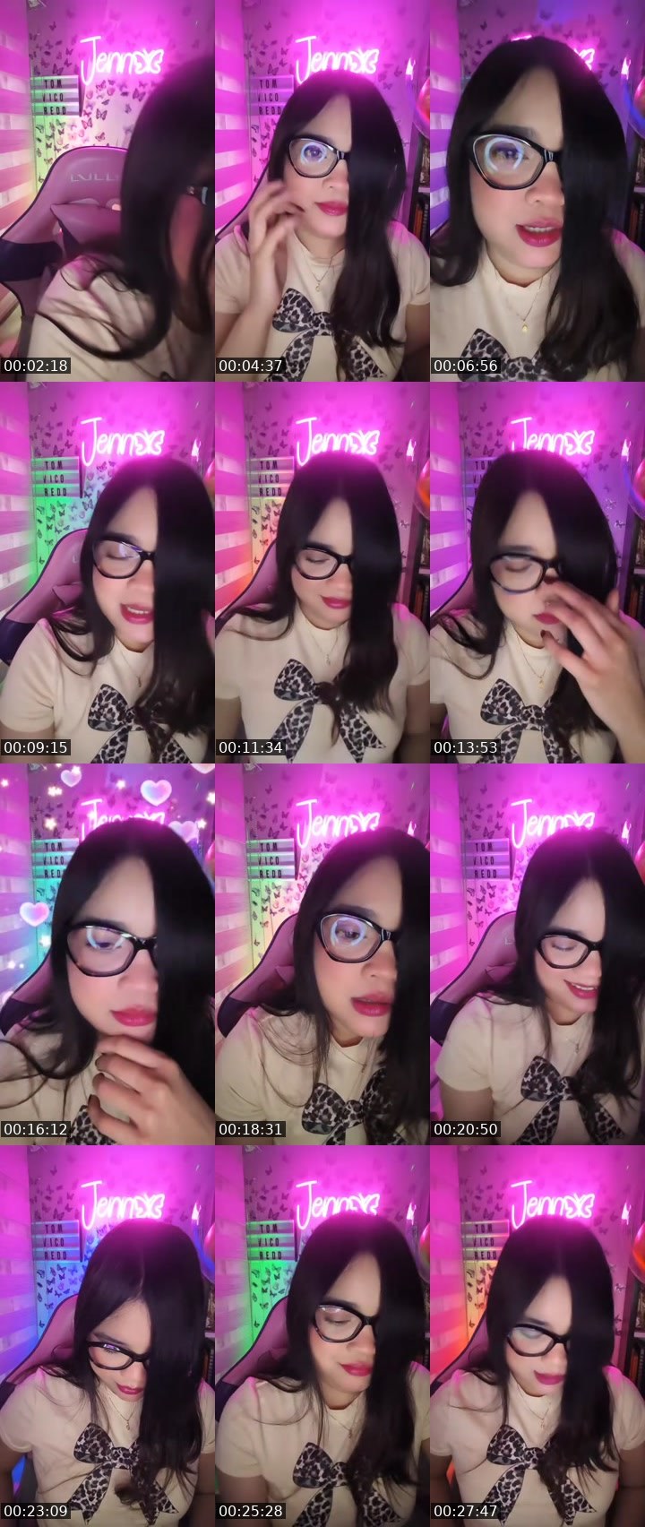 Contact-sheet preview of ⋆🦋ֶָ֢᩸ᨸέ֟ทท🦦᩸🍜💢🪫🔋⋆'s MICO Live recording
