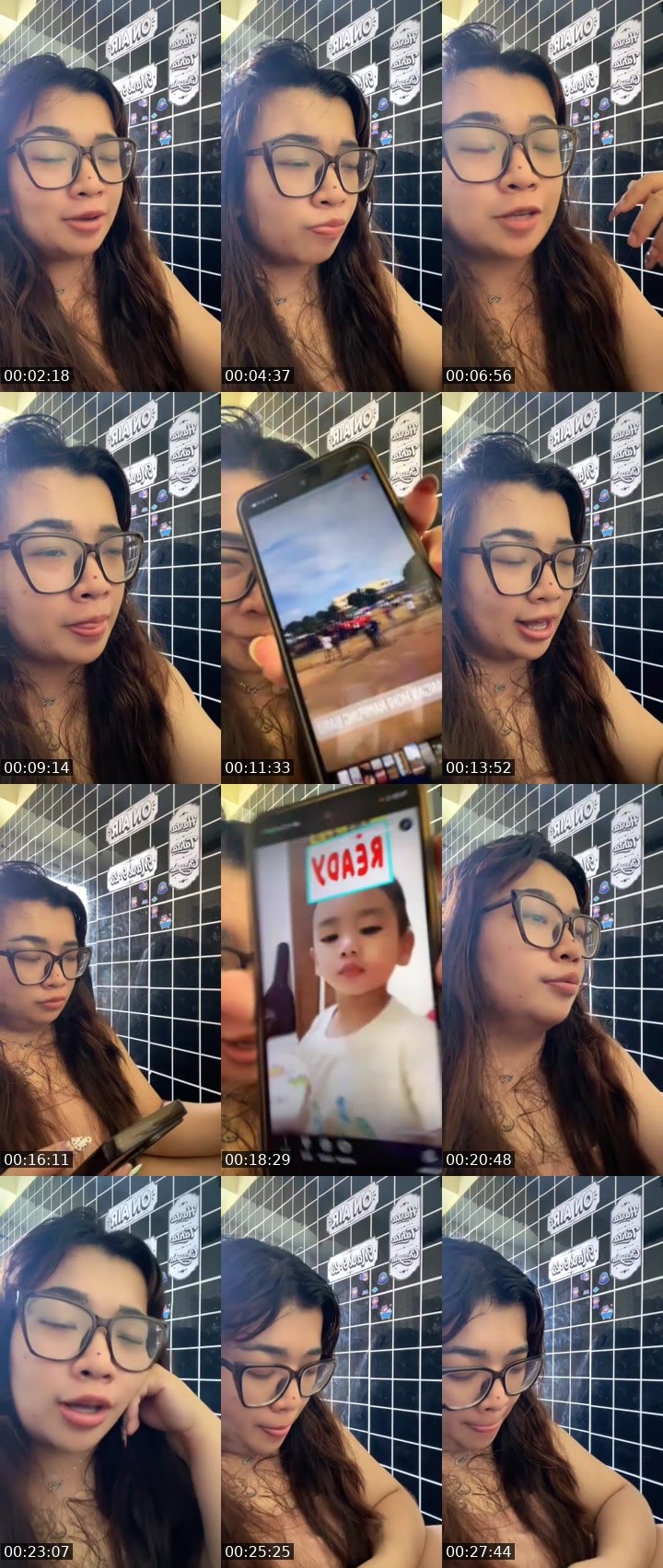 Contact-sheet preview of chacaaa ᴱᴸᴵᵀᴱ 🏹💙's MICO Live recording