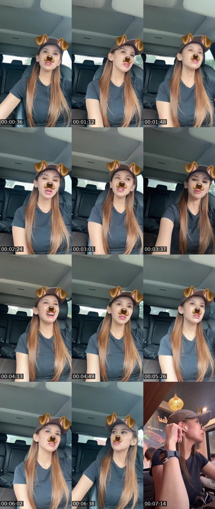 Contact-sheet preview of ᶠˡᶜⁿ Cici taurus ♉️ PK 9-20.00's MICO Live recording