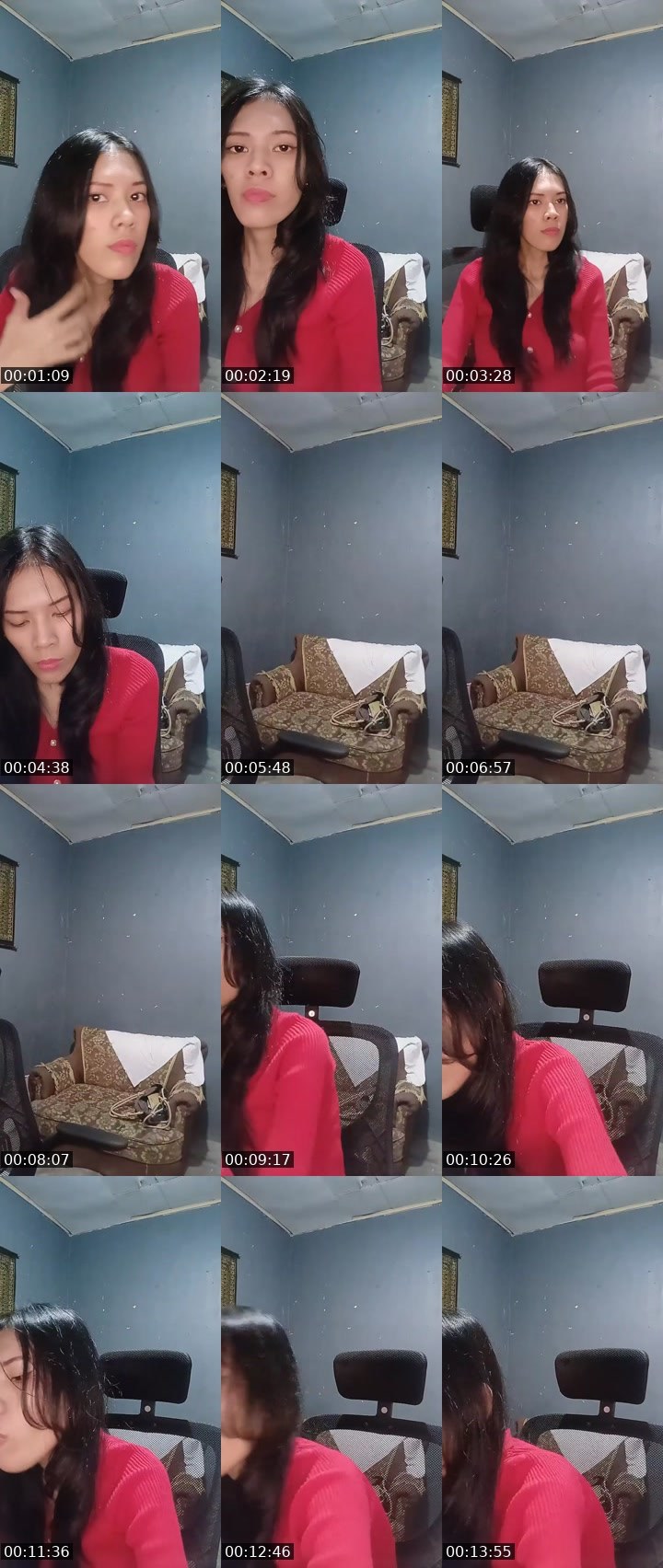 Contact-sheet preview of ☣️Salma ᴮⁱʳᵈⁿᵉˢᵗ🕊️ᴱ⁻ᵀᴱᴬᴹ🐸's MICO Live recording