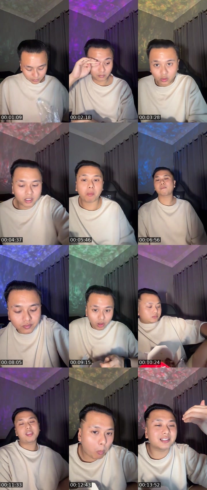 Contact-sheet preview of Raff 👶🏻👅 🏹 🧠🧬ᴱᴸᴵᵀᴱ's MICO Live recording