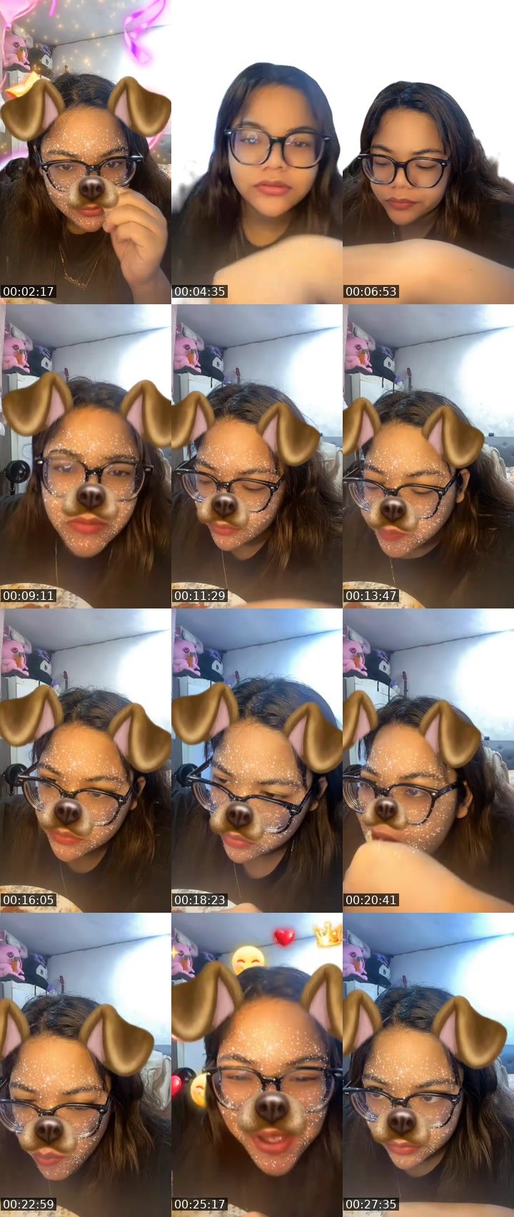 Contact-sheet preview of ‎ 🖕🏻🫦 ‘sara's MICO Live recording