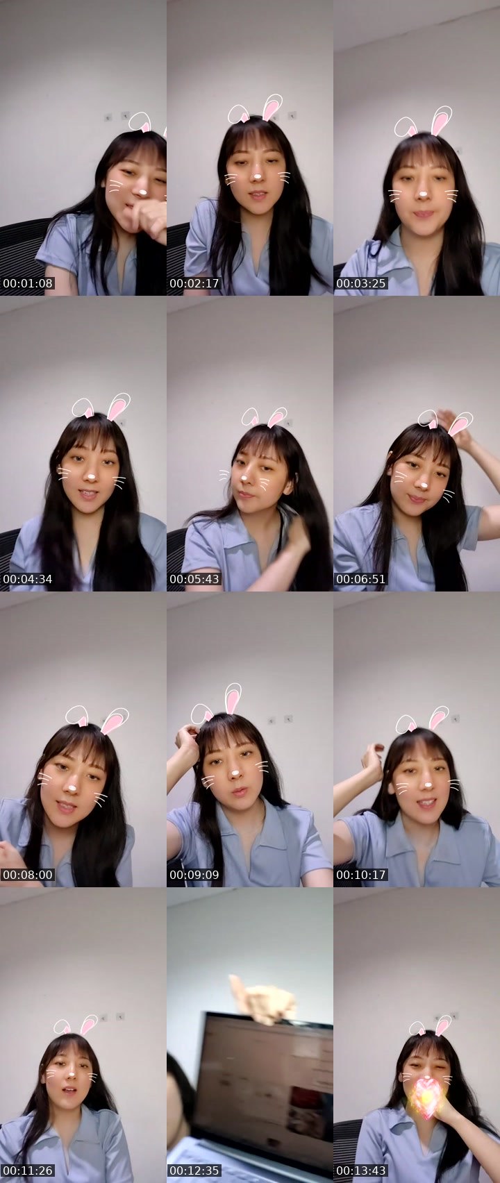 Contact-sheet preview of ³⁰ᴹChelsea's MICO Live recording