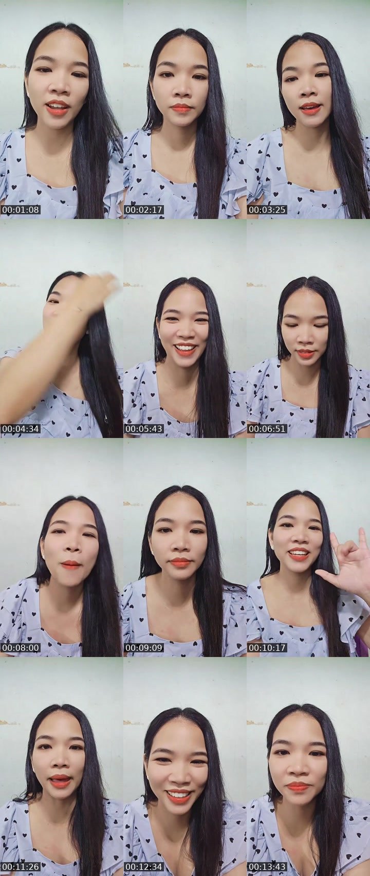 Contact-sheet preview of ALINA 💞Poompui💞's MICO Live recording