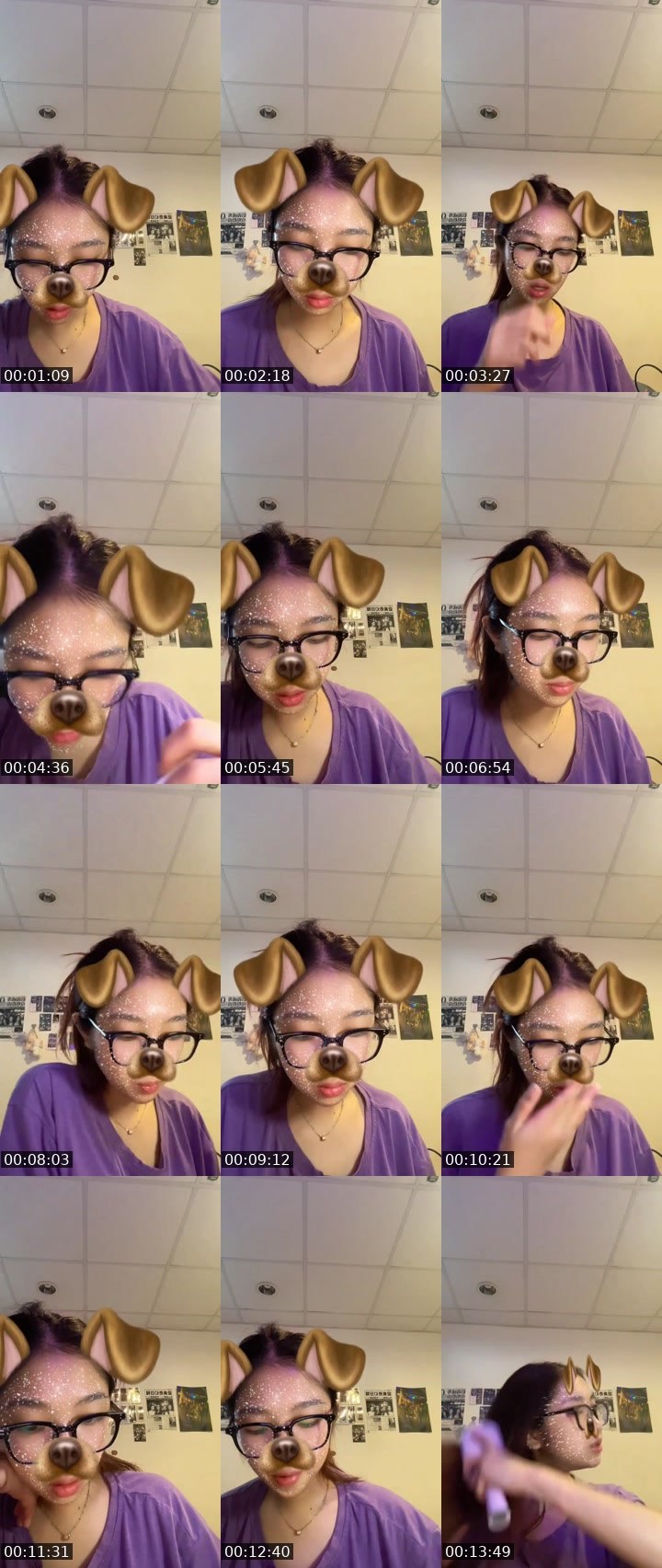 Contact-sheet preview of ᶜʳᵒʷ lyn 🥑's MICO Live recording