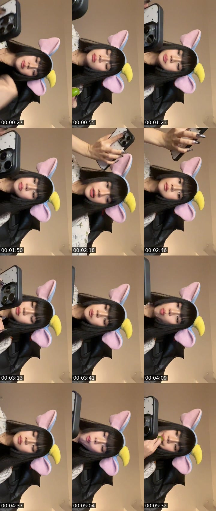 Contact-sheet preview of 💅🏻celpi ⁴⁰⁴'s MICO Live recording