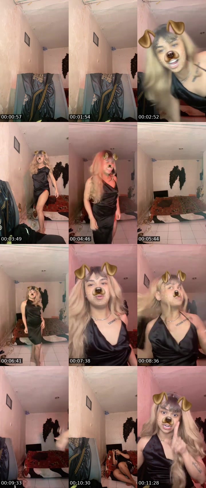Contact-sheet preview of 🐯ᴄʜᴀɴᴅʜᴏɪᴇᴹᴱᴬᵂ  👁️‍🗨️ 😈 💦's MICO Live recording