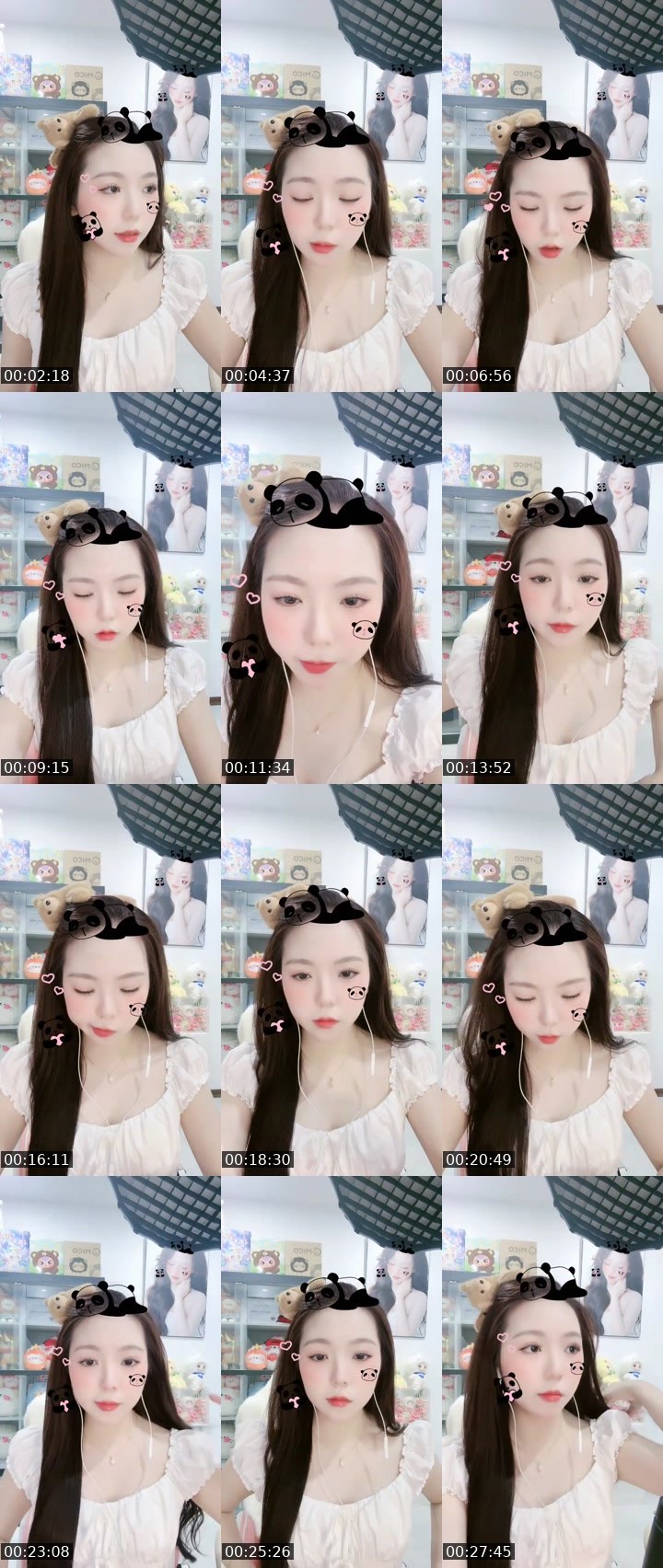 Contact-sheet preview of [👸🏻]💋𝓔𝓶 𝓝ấm💋's MICO Live recording