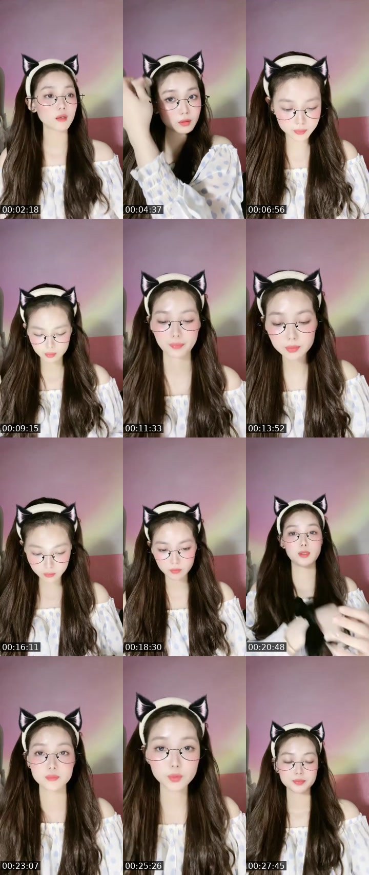 Contact-sheet preview of -21k🥹🥹nữa ạ [🪷] Ღ˚𐙚Mèo🎀's MICO Live recording