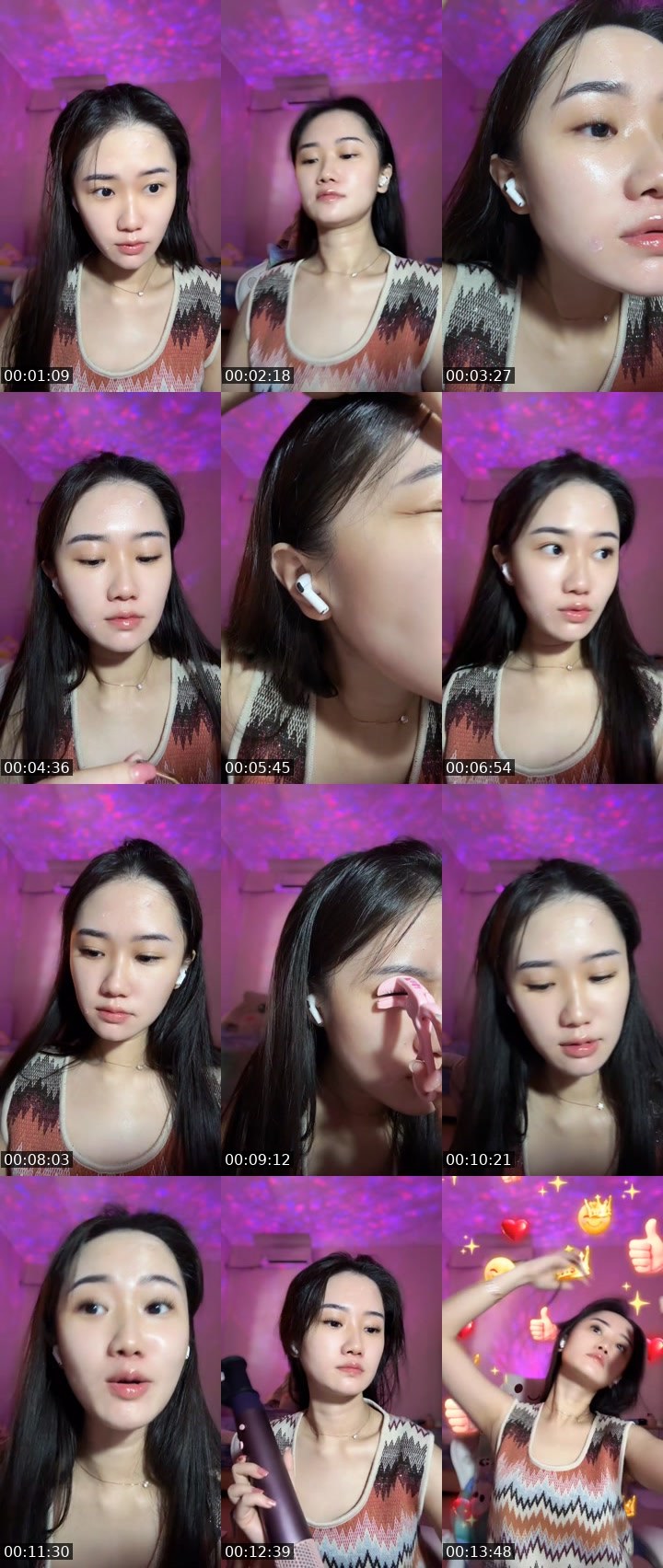 Contact-sheet preview of 🍀 Emily Kim 😈ᴱᴸᴵᵀᴱ's MICO Live recording