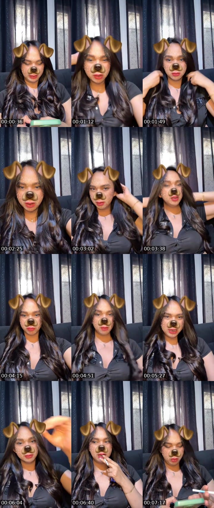 Contact-sheet preview of 👼🏻AMORRAᶻᴿ's MICO Live recording