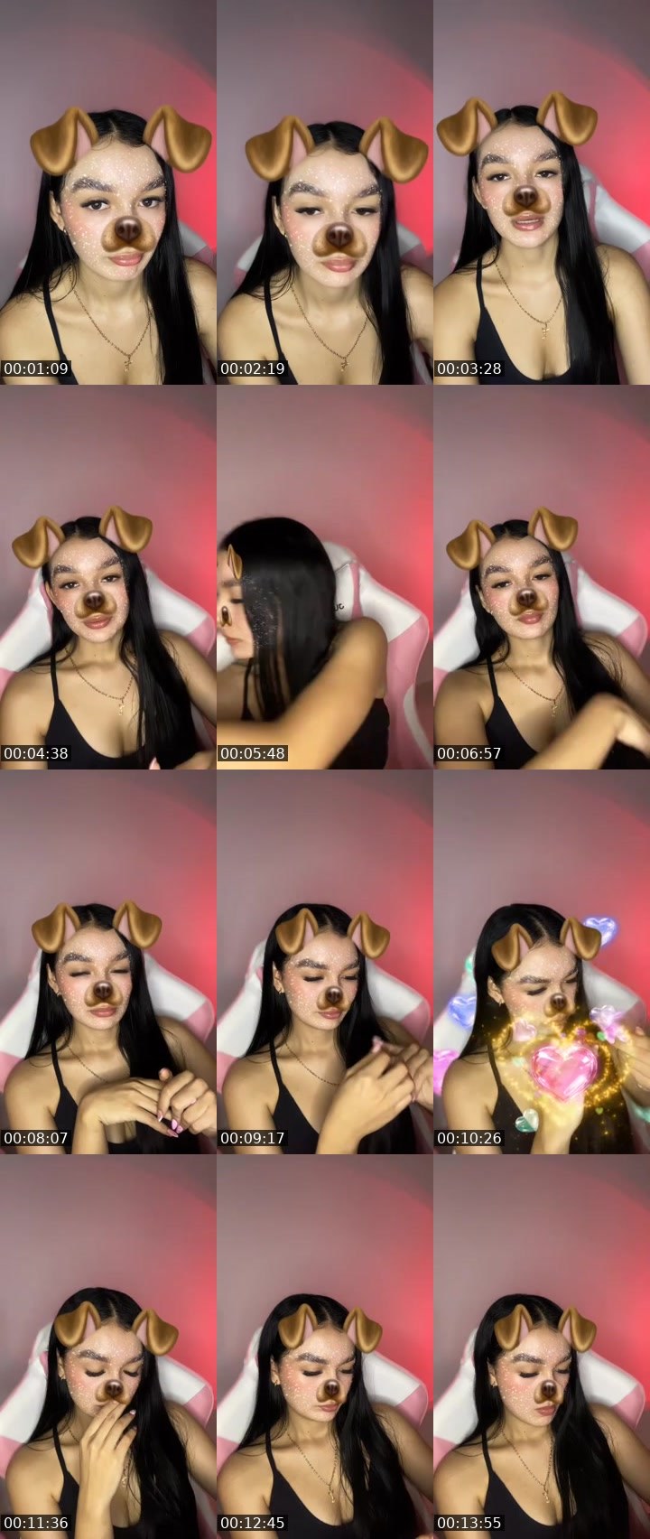 Contact-sheet preview of 𑣲 𝐋𝐮𝐮🐅's MICO Live recording
