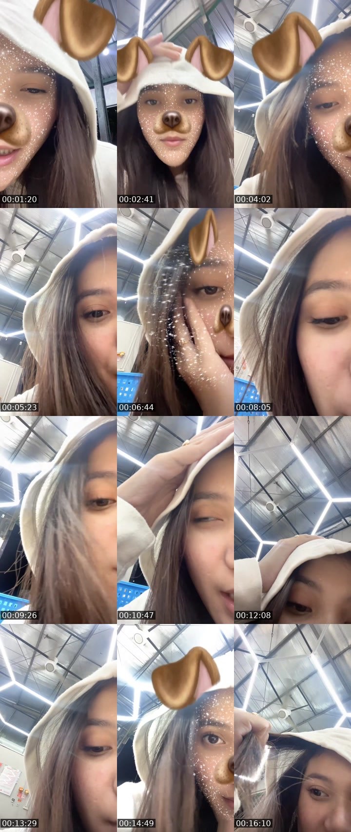 Contact-sheet preview of shasha ᴱᴸᴵᵀᴱ's MICO Live recording