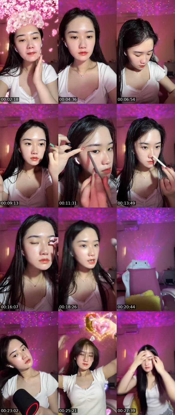 Contact-sheet preview of 🦋🍀 Emily Kim 🔖😈ᴱᴸᴵᵀᴱ's MICO Live recording