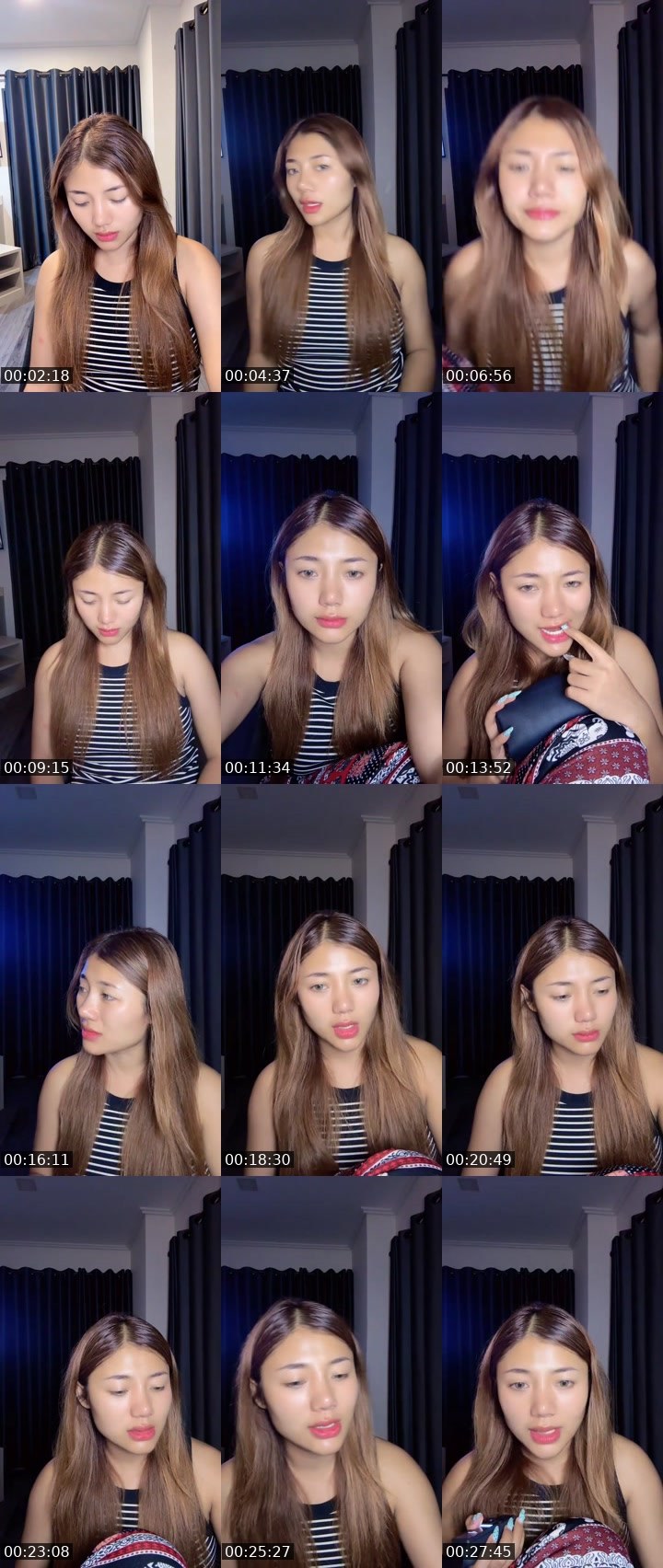Contact-sheet preview of Sly new VJ 🪷กอบัว 🫧's MICO Live recording