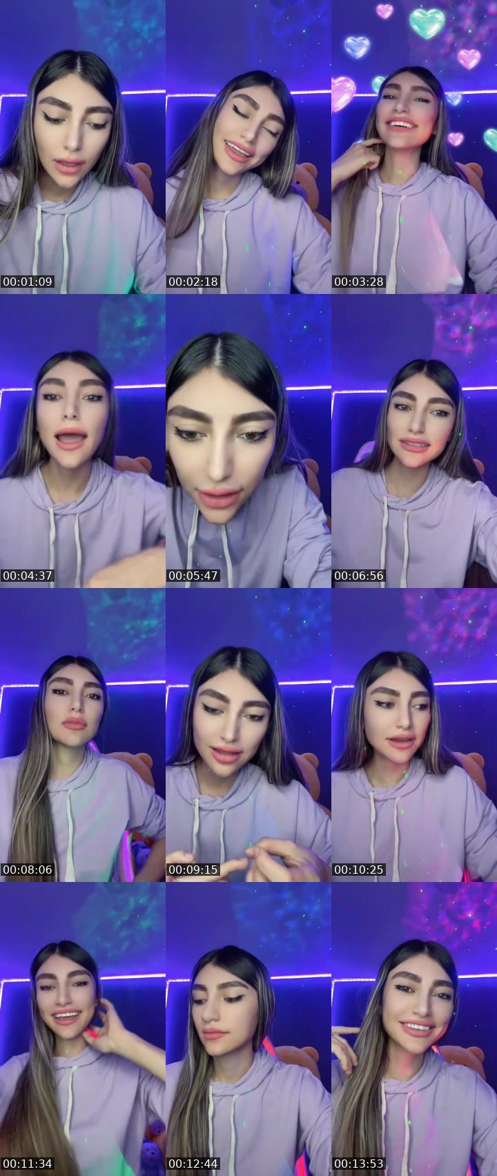 Contact-sheet preview of 🦋❥🌙𝐼𝓃𝒶🧝🏻‍♀️ᴹᵃᵍ👑's MICO Live recording