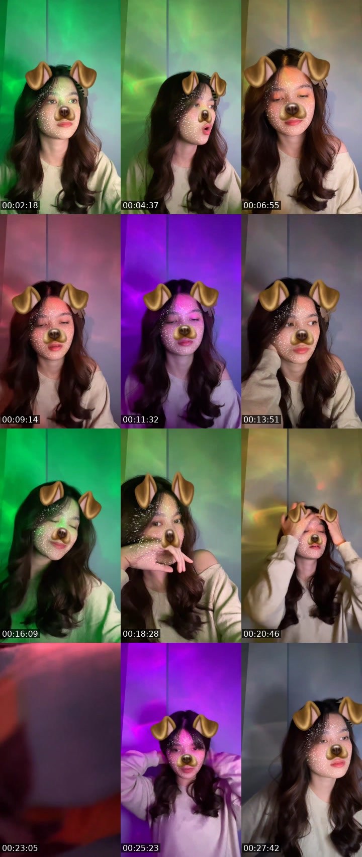 Contact-sheet preview of bbyflooᴺᵒᶻᵃ's MICO Live recording