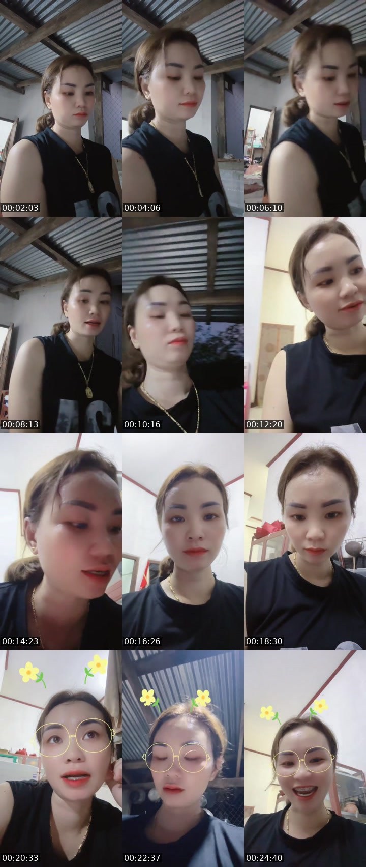Contact-sheet preview of กันยาBRB New  vj's MICO Live recording