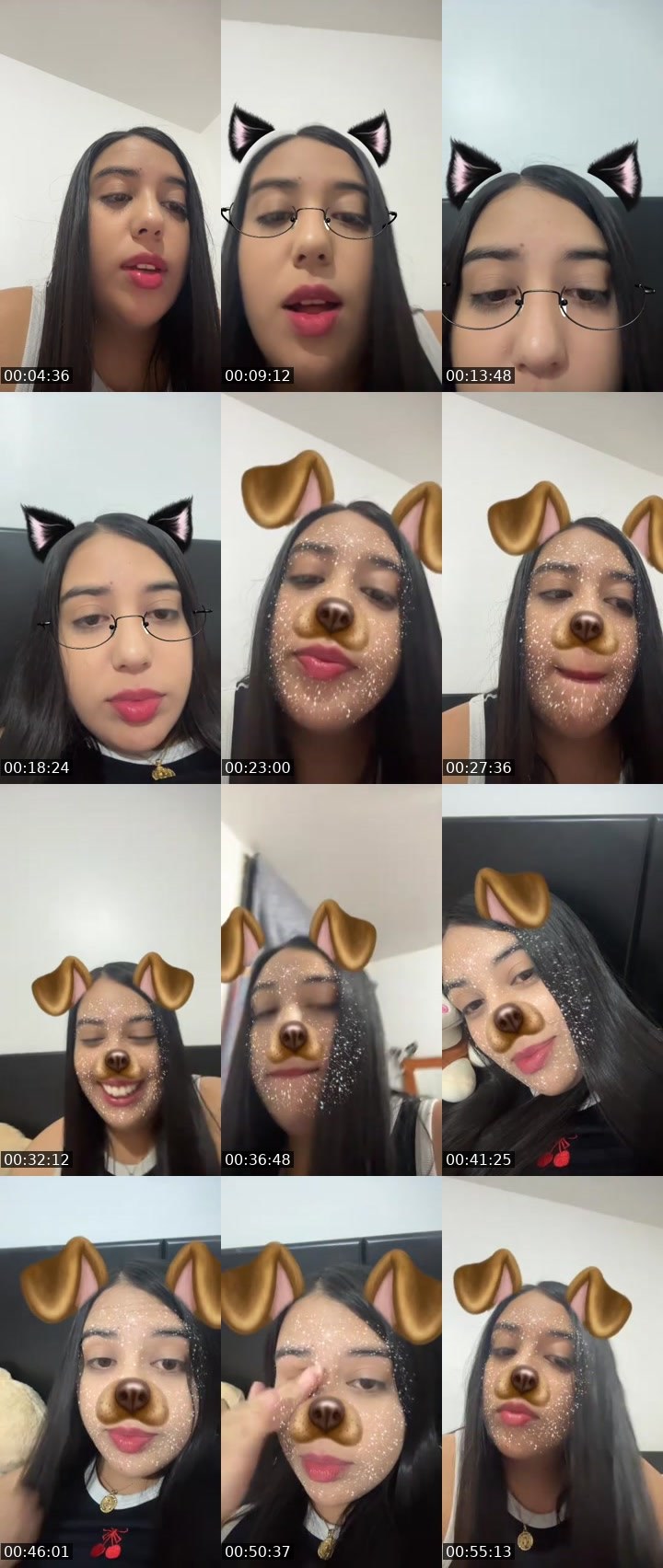 Contact-sheet preview of 🦅🍧𝐆𝐄𝐍𝐄💘's MICO Live recording